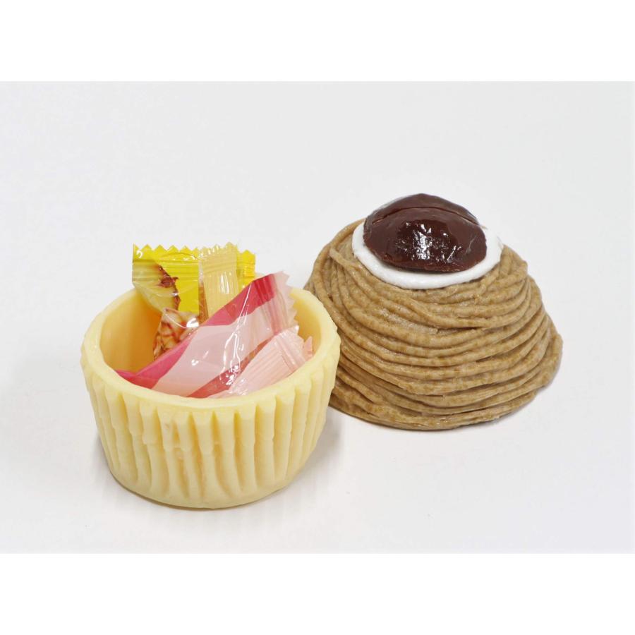 食品サンプル 渋皮モンブラン カード立て小物入れ 写真立て小物入れ |  | 02