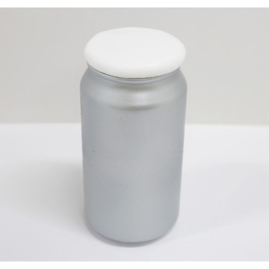 飲み終わった缶ビールにはめられる泡　食品サンプル　ビール　小物入れ　貯金箱 | 