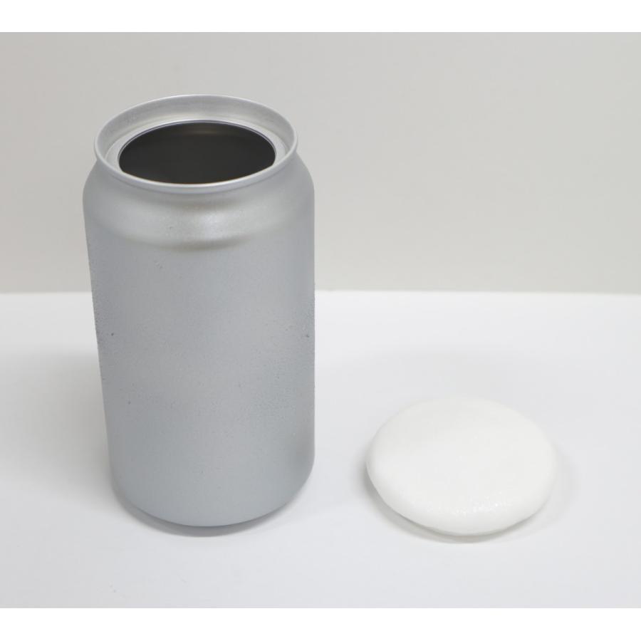 飲み終わった缶ビールにはめられる泡　食品サンプル　ビール　小物入れ　貯金箱 |  | 04