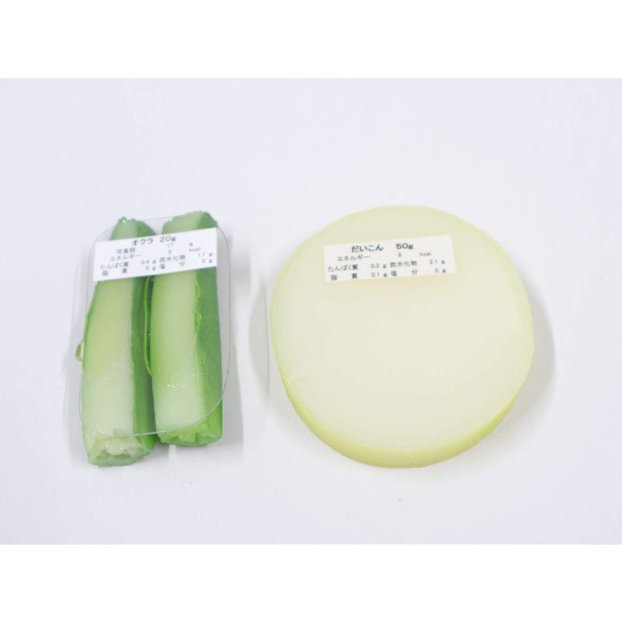 【病院食】栄養指導用食品サンプル 野菜1日350gセット 磁石なし(Fセット) フードモデル ダイエット トレーニング 健康食 |  | 01