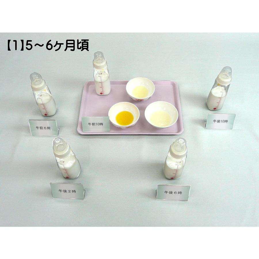 【病院食】44 離乳食 献立モデル Aタイプ フードモデル 離乳食 トレーニング 健康食 |  | 02