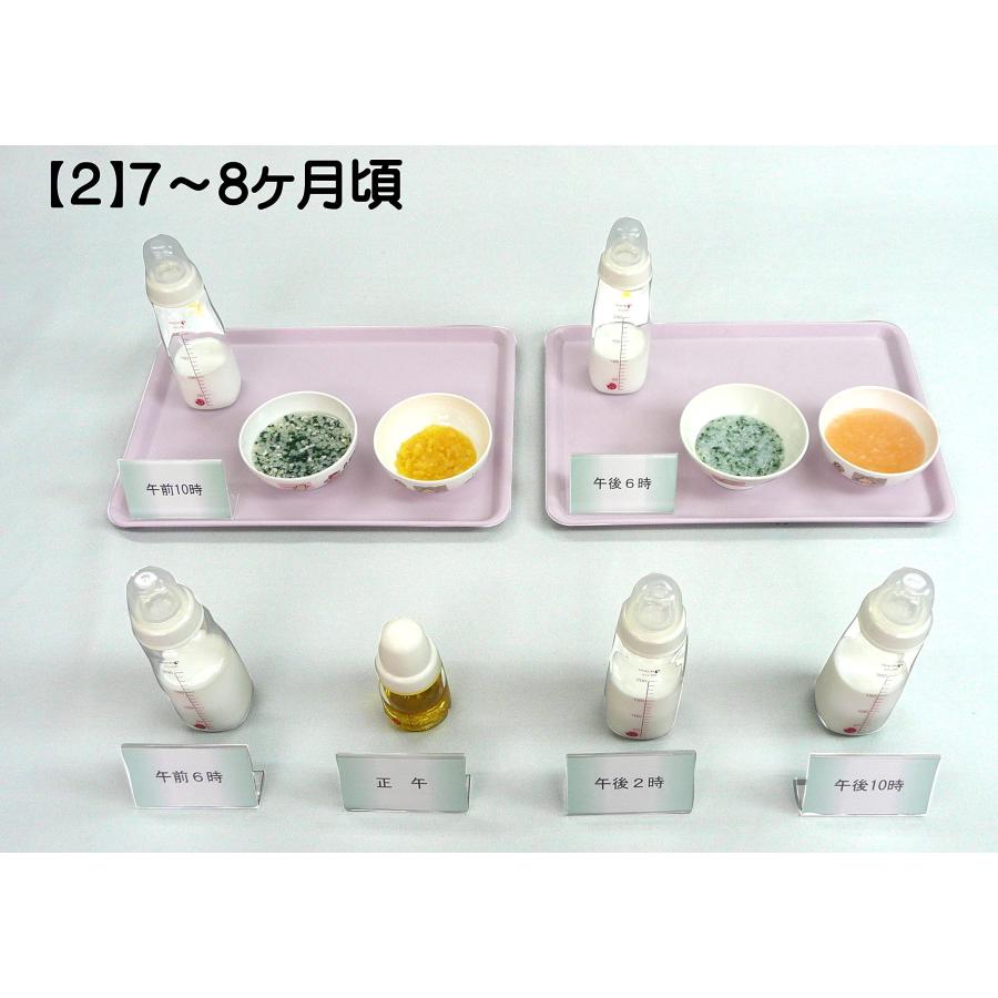 【病院食】44 離乳食 献立モデル Aタイプ フードモデル 離乳食 トレーニング 健康食 |  | 03