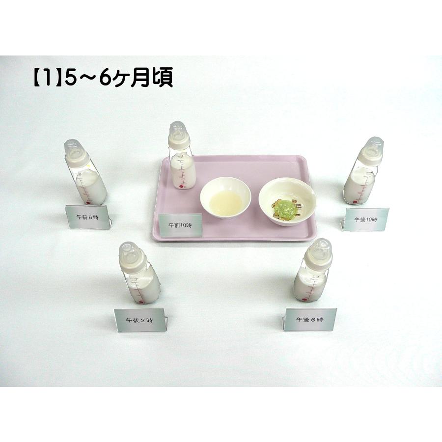 【病院食】45 離乳食 献立モデル Bタイプ フードモデル 離乳食 トレーニング 健康食 |  | 02