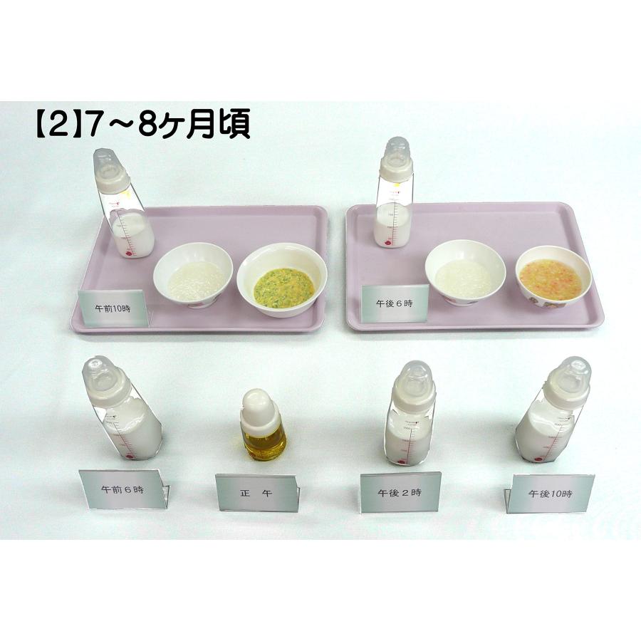 【病院食】45 離乳食 献立モデル Bタイプ フードモデル 離乳食 トレーニング 健康食 |  | 03
