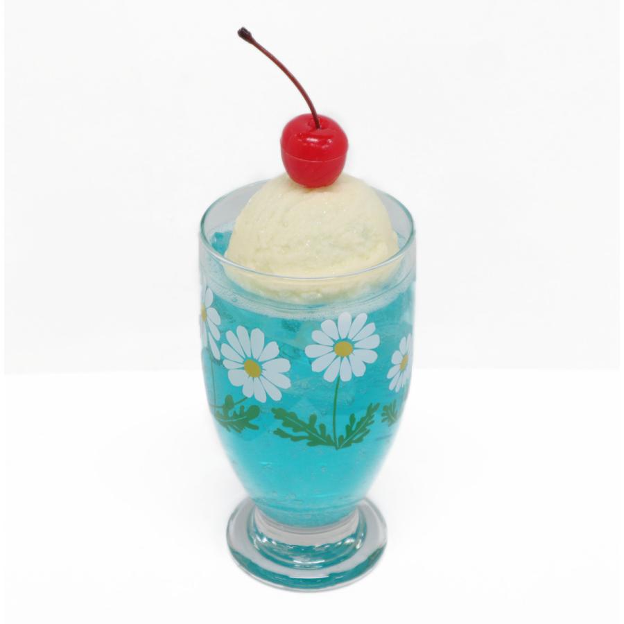 食品サンプル レトロクリームソーダ (ブルーハワイ 食品サンプル レトロクリームソーダ (ブルーハワイ