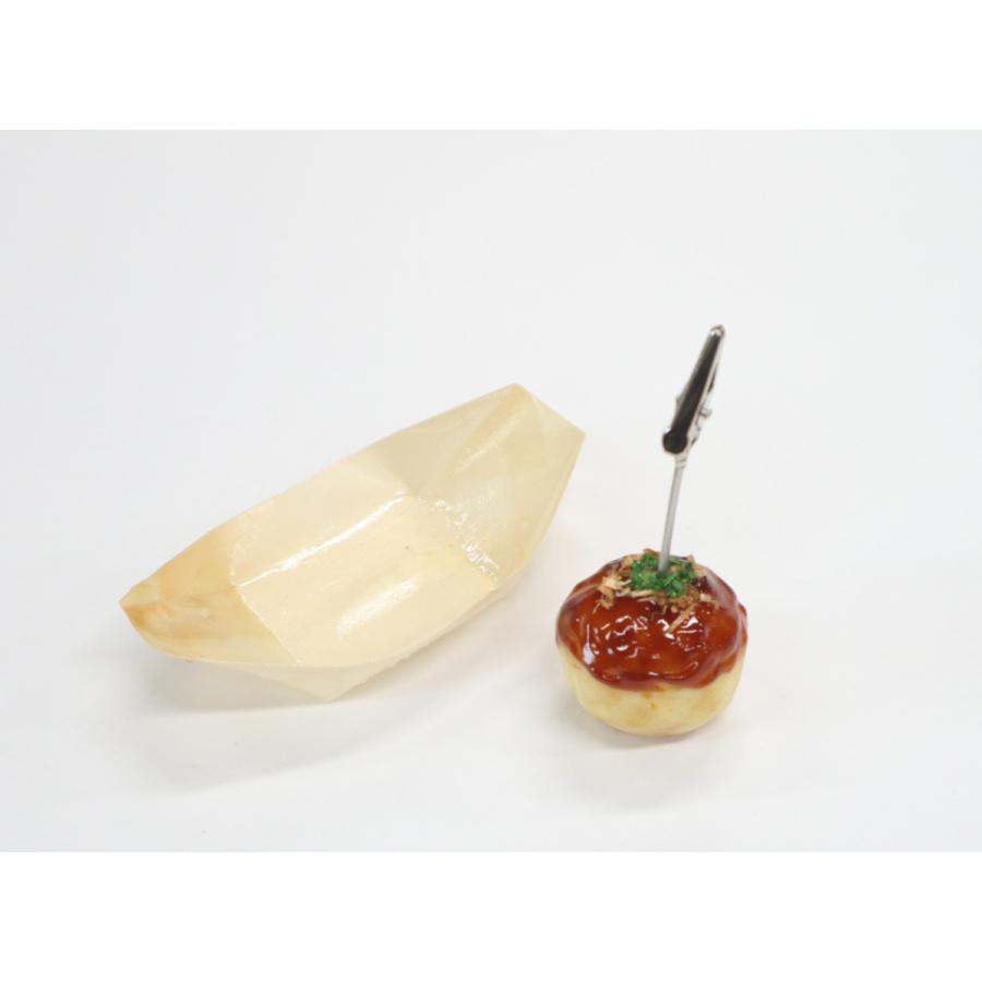食品サンプル 実物大たこ焼き（メモクリップ付き）１個 舟盛り メモスタンド 大阪名物 たこやき |  | 01