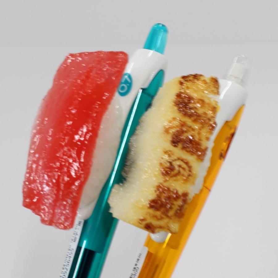 食品サンプル 寿司ペン2本セット (ボールペンまぐろ・シャーペン穴子) | 