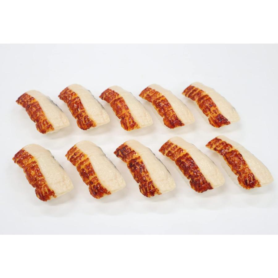 食品サンプル 寿司 うなぎ（10貫セット） パーツ 販促 インテリア