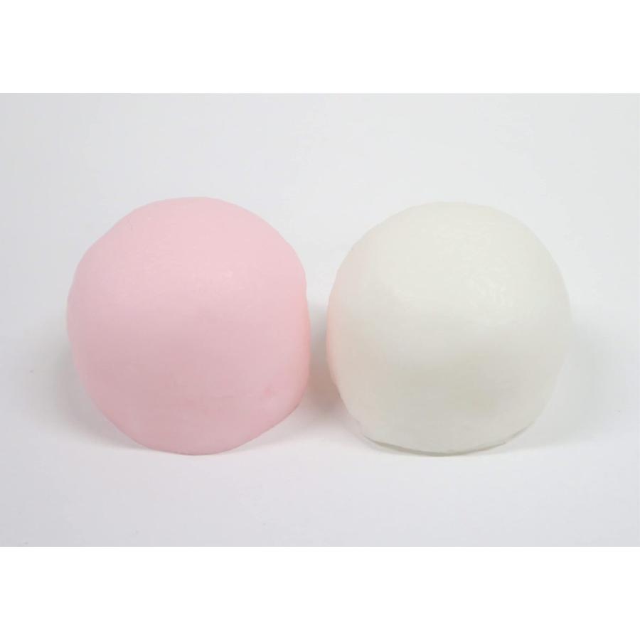 食品サンプル　上用饅頭　紅白2個セット　（小）　販促　ディスプレイ　紅白饅頭 |  | 01