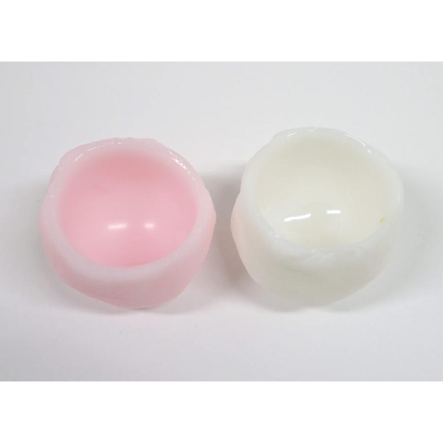 食品サンプル　上用饅頭　紅白2個セット　（小）　販促　ディスプレイ　紅白饅頭 |  | 02