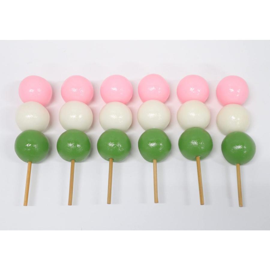 食品サンプル　３色団子（6本）　だんご　 ディスプレイ 販促 |  | 01