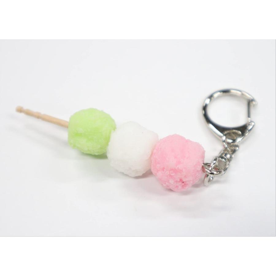 食品サンプル　キーホルダー　ひなあられ３色団子　ミニチュア　だんご |  | 01