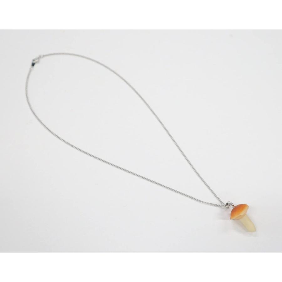 食品サンプル　なめ子ちゃん　ネックレス（シルバー）　なめこ　きのこ |  | 02