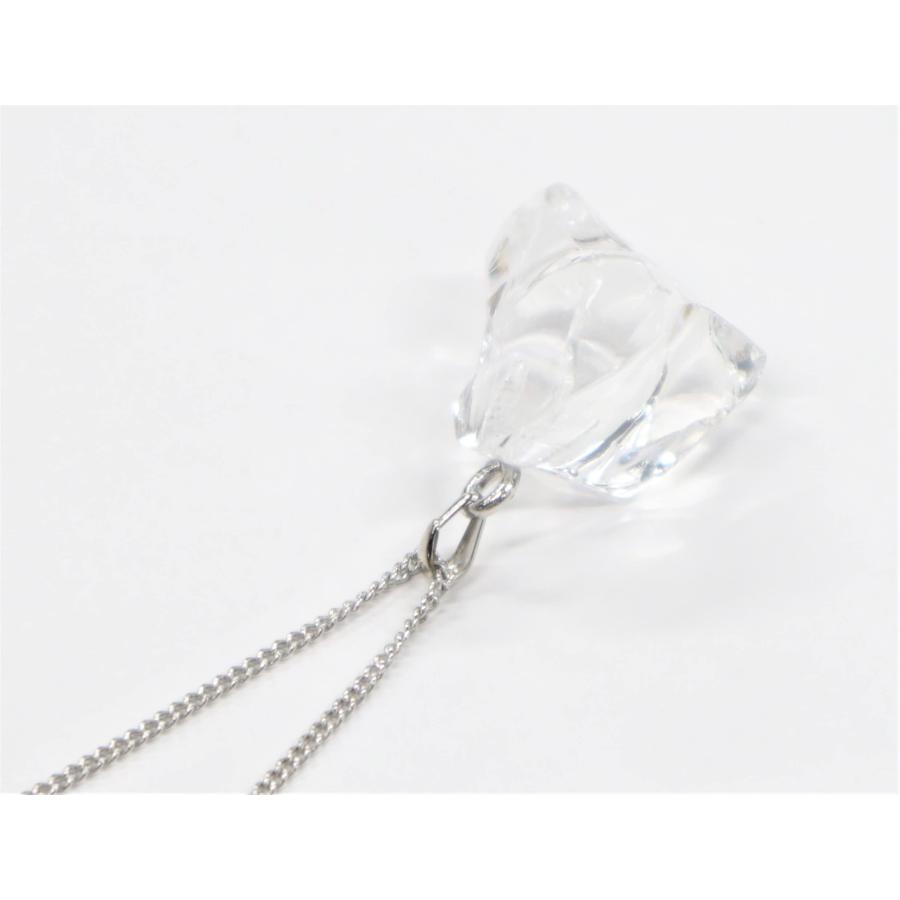 食品サンプル 氷　クラッシュアイス（M）　ネックレス・イヤリングセット（シルバー）　 |  | 01