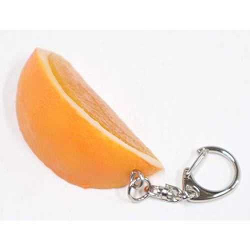 キーホルダー オレンジ（くし切り） |  | 01