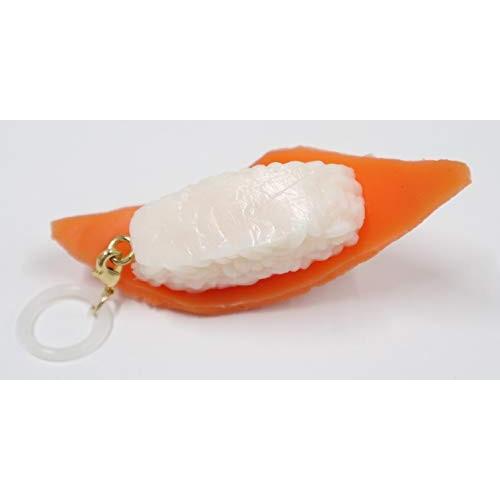 食品サンプル　アンブレラマーカー　寿司　原寸大　サーモン（オニオン付き） |  | 01