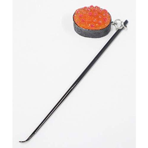 耳かき（黒） ミニチュア 寿司 (イクラ) | 