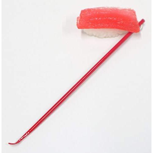 耳かき（朱） ミニチュア 寿司（マグロ） | 