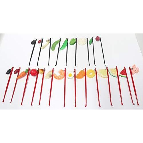 耳かき 金平糖 2本セット（白(朱)、抹茶(黒)） |  | 03