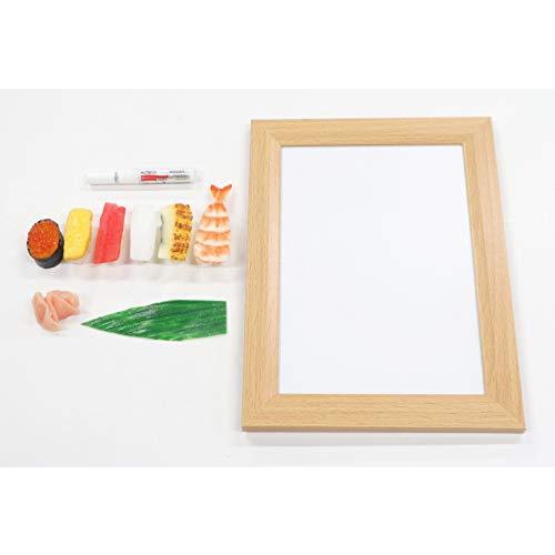 フォトスタンド工作キット　ミニチュア寿司（イクラ・その他）（額付き）　フォトフレーム　手作り　贈り物　プレゼント |  | 01