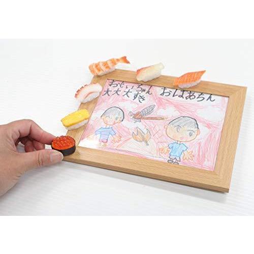 フォトスタンド工作キット　ミニチュア寿司（ウニ・その他）（額付き）　フォトフレーム　手作り　贈り物　プレゼント |  | 03