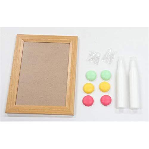 フォトスタンド工作キット　マカロン（額付き）　フォトフレーム　手作り　贈り物　プレゼント | 