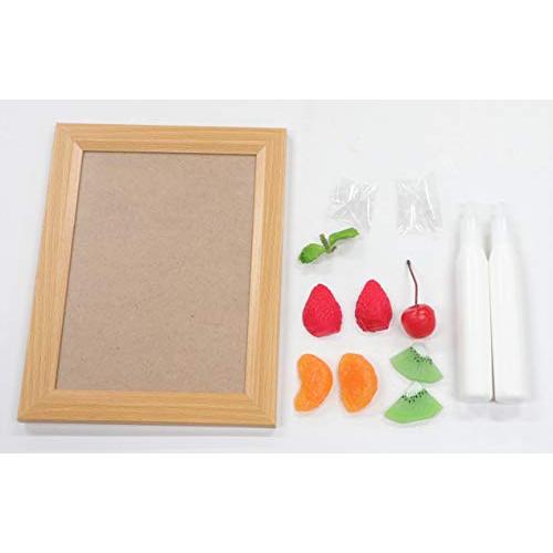 フォトスタンド工作キット　フルーツ（額付き）　フォトフレーム　手作り　贈り物　プレゼント | 