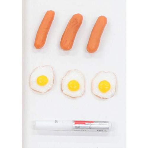 フォトスタンド工作キット　目玉焼き・ウインナー（額なし）　フォトフレーム　手作り　贈り物　プレゼント | 