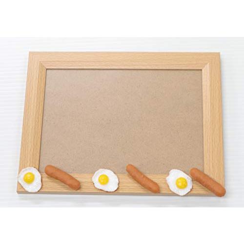 フォトスタンド工作キット　目玉焼き・ウインナー（額なし）　フォトフレーム　手作り　贈り物　プレゼント |  | 01