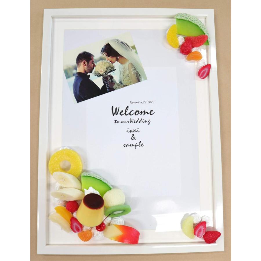 ウェルカムボード（A3ノビ）工作キット　プリンアラモード　フォトフレーム　手作り　贈り物　プレゼント |  | 01