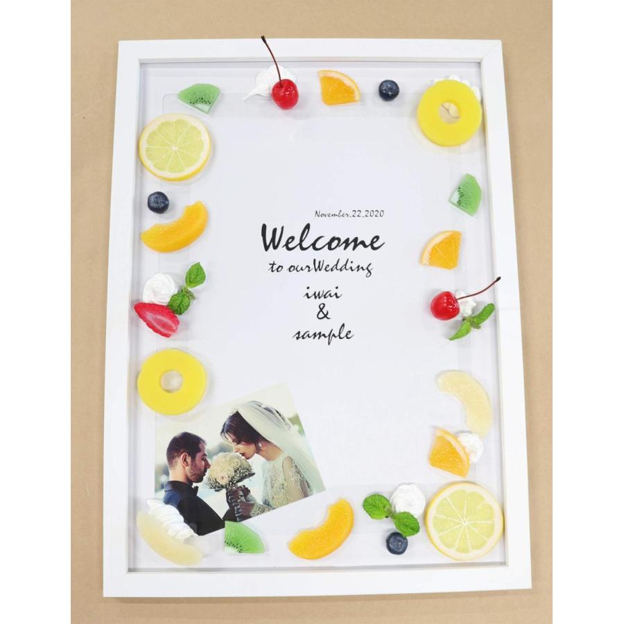 ウェルカムボード(B4/A3)工作キット　フルーツ　フォトフレーム　手作り　贈り物　プレゼント |  | 01