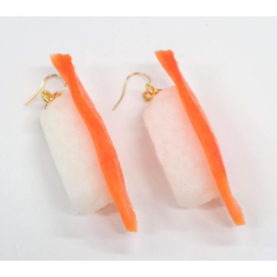 ピアス(ゴールド） ミニチュア寿司（サーモン） |  | 01