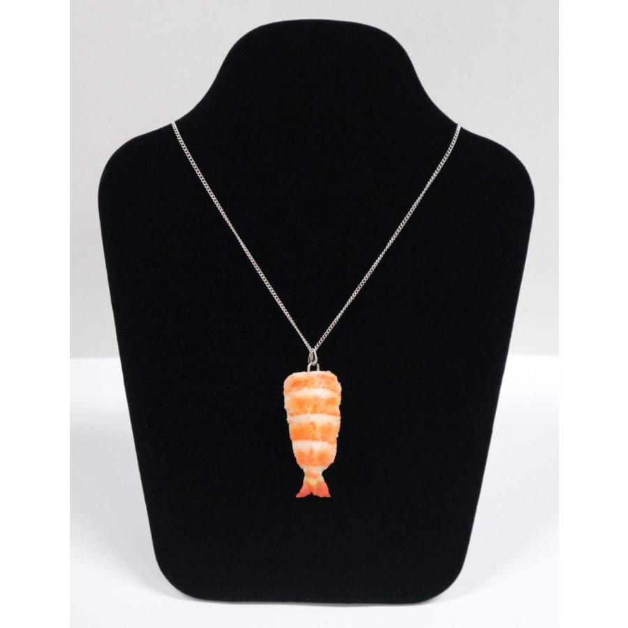 ネックレス(シルバー）  食品サンプル ミニチュア寿司（海老） |  | 02