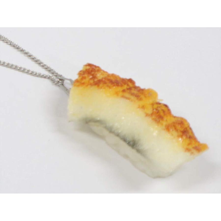 ネックレス(シルバー）  食品サンプル ミニチュア寿司（穴子） | 