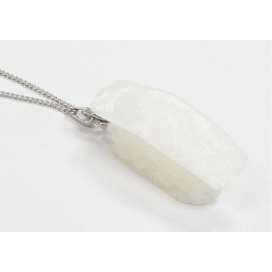 ネックレス(シルバー） 食品サンプル ミニチュア寿司（いか） | 