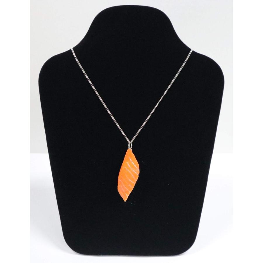 ネックレス(シルバー） 食品サンプル ミニチュア寿司（サーモン） |  | 02