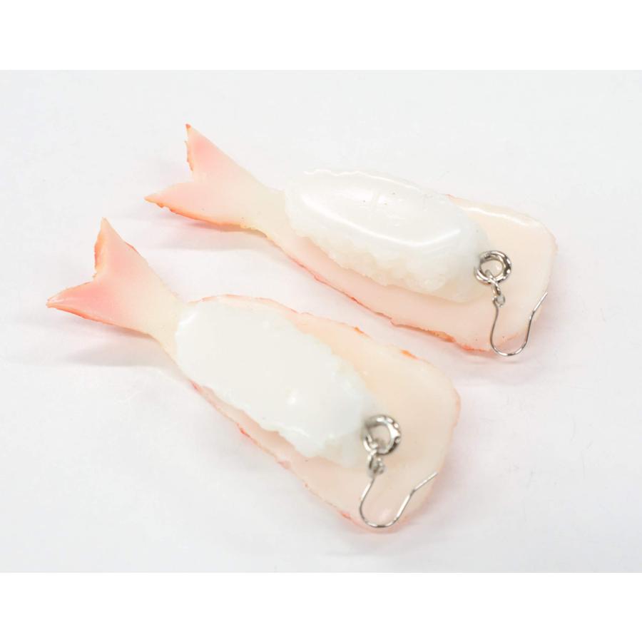 食品サンプル ピアス（シルバー） ミニチュア寿司 （海老） |  | 01