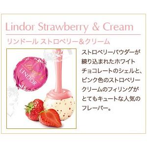 《送料無料》 《冬期限定》 Lindt リンツ リンドール チョコレート ストロベリー 20個 | リンツ | 01