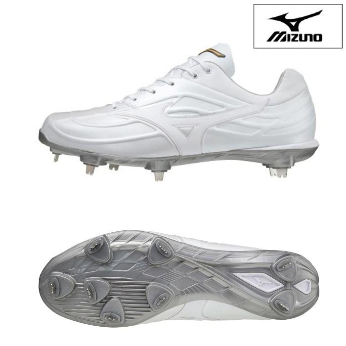 Mizuno Pro 即納 ミズノ MIZUNO ミズノプロ 野球 白スパイク 金具