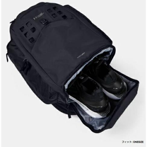 アンダーアーマー UNDER ARMOUR UAヒューイ2.0 バックパック 40L メンズ リュックサック 1350091 001  BLK/BLK/PCG UA Huey 2.0 Backpac【取寄U】(2103)