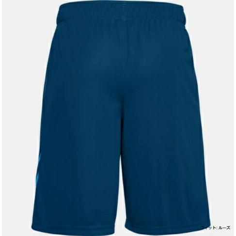 アンダーアーマー UNDER ARMOUR UAベースライン 10インチ コート ショーツ（バスケットボール）メンズ バスパン 1351285 581 GRB/ERB BASELINE 10IN CO【取寄U】｜samsam｜03