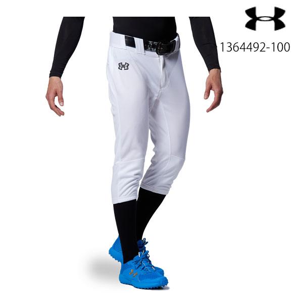 即納 アンダーアーマー UNDER ARMOUR UAバニッシュ ベースボール パンツ ショートフィット 野球 ユニフォームパンツ メンズ