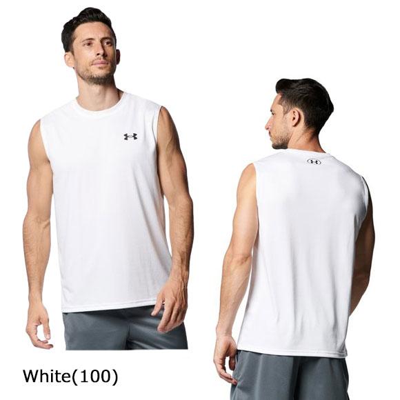 Under Armour ノースリーブ アンダーシャツ XXL ホワイト UNDER ARMOUR（アンダーアーマー） 即日発送 メール便送料無料 UA