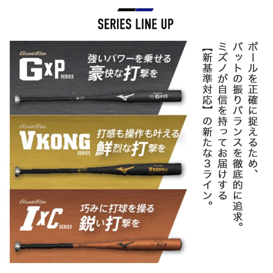 MIZUNO ミズノ グローバルエリート 硬式用 VコングEC 金属製