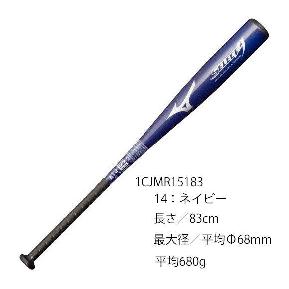 ミズノ MIZUNO 軟式用セレクトナイン 金属製 82cm-85cm 平均670g-730g SELECT9 軟式野球 金属バット  1CJMR151 トップバランス ミドルバランス【TYM】21ss｜samsam｜03