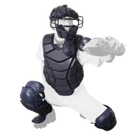 MIZUNO（ミズノ） 硬式用捕手防具4点セット（高校野球ルール対応モデル
