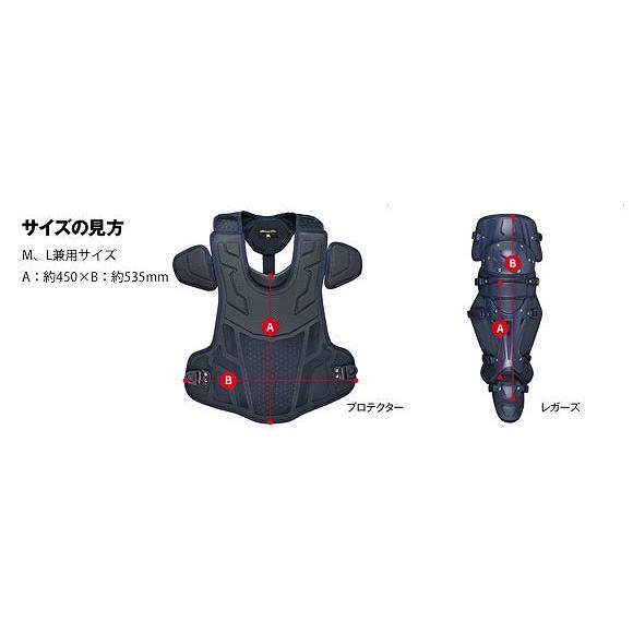 ミズノプロ さけび 硬式 プロテクター ミズノプロ 硬式 キャッチャー用 プロテクター 號 SAKEBI 高校