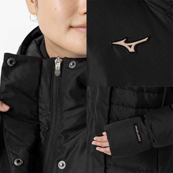 MIZUNO 即納ミズノ ハイブリッドダウンロングコート[ウィメンズ MIZUNO 即納ミズノ ハイブリッドダウンロングコート[ウィメンズ