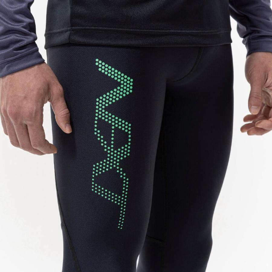 Mizuno NXT ストレッチロングタイツ ブラック/ピンク MIZUNO（ミズノ） [メール便送料無料]ミズノ MIZUNO mizuno NXTロング