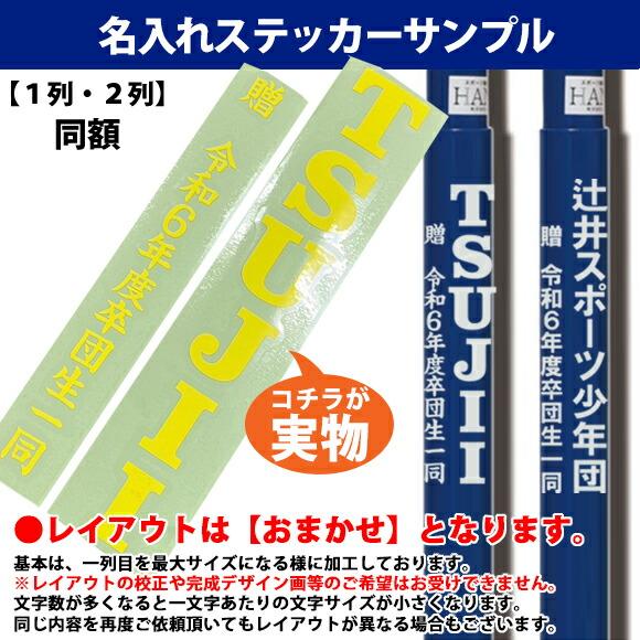名入れステッカー]サクゴエ専用ネーム加工 サクゴエ専用ステッカー